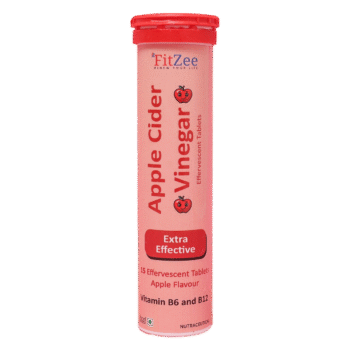 FitZee Apple Cider Vinegar Effervescent Tablets Set of 4