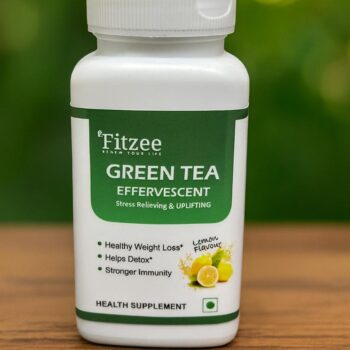 Fitzze Green Tea Effervescent Tablets Refreshing Wellness in Every Sip